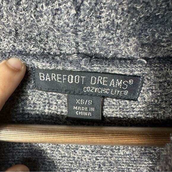Barefoot Dreams CozyChic Lite Circle Cardi in Smokey Blue Size XS/S - Picture 10 of 10